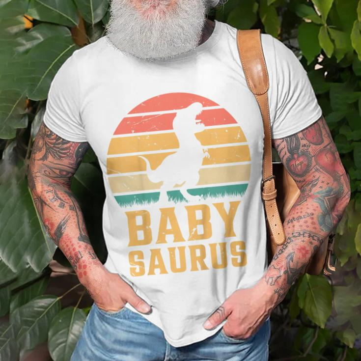 Kids Baby Saurus Newborn Baby Dino Baby Dinosaur Babysaurus Unisex T-Shirt Gifts for Old Men