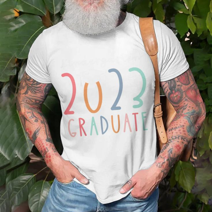 Kids Kindergarten 2023 Graduate For Girls Unisex T-Shirt Gifts for Old Men