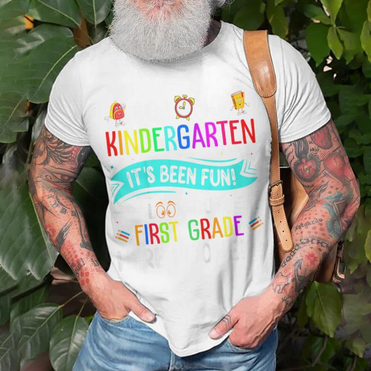 Kids Last Day So Long Kindergarten Look Out 1St Grade Here I Come Unisex T-Shirt Gifts for Old Men