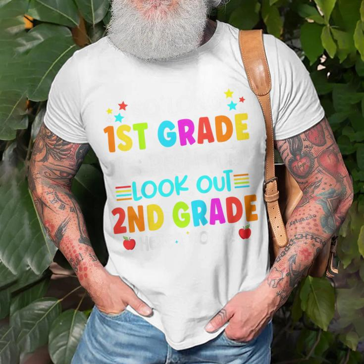 Kids So Long 1St Grade 2Nd Grade Here Graduate Last Day Of School Unisex T-Shirt Gifts for Old Men