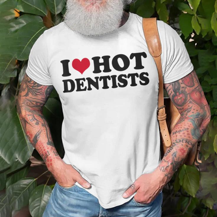 I Love Dentists T-Shirt Gifts for Old Men