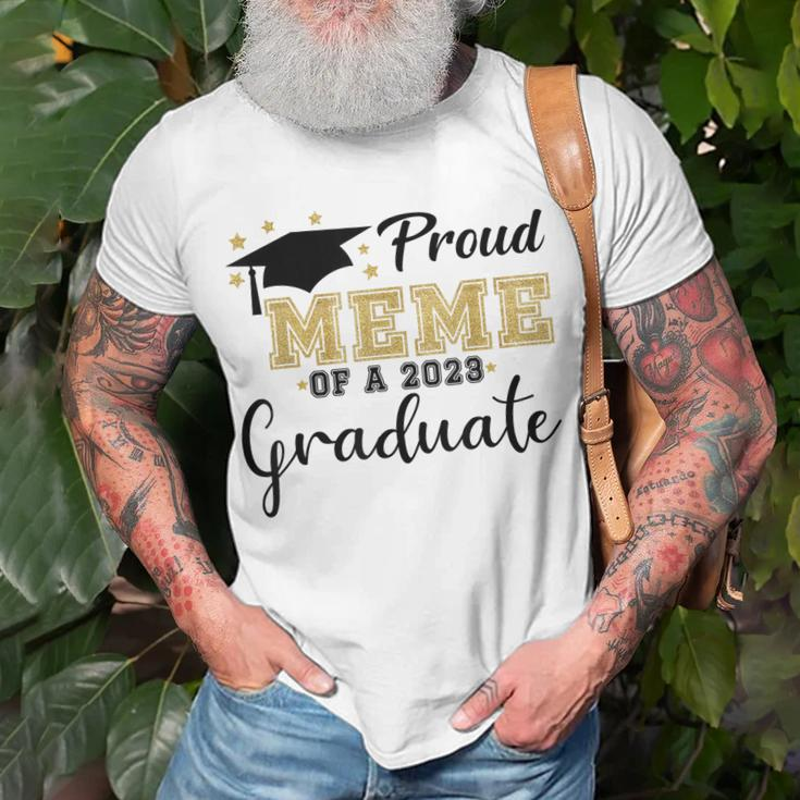 Proud Meme Of A 2023 Graduate Class 2023 Senior 23 Unisex T-Shirt Gifts for Old Men