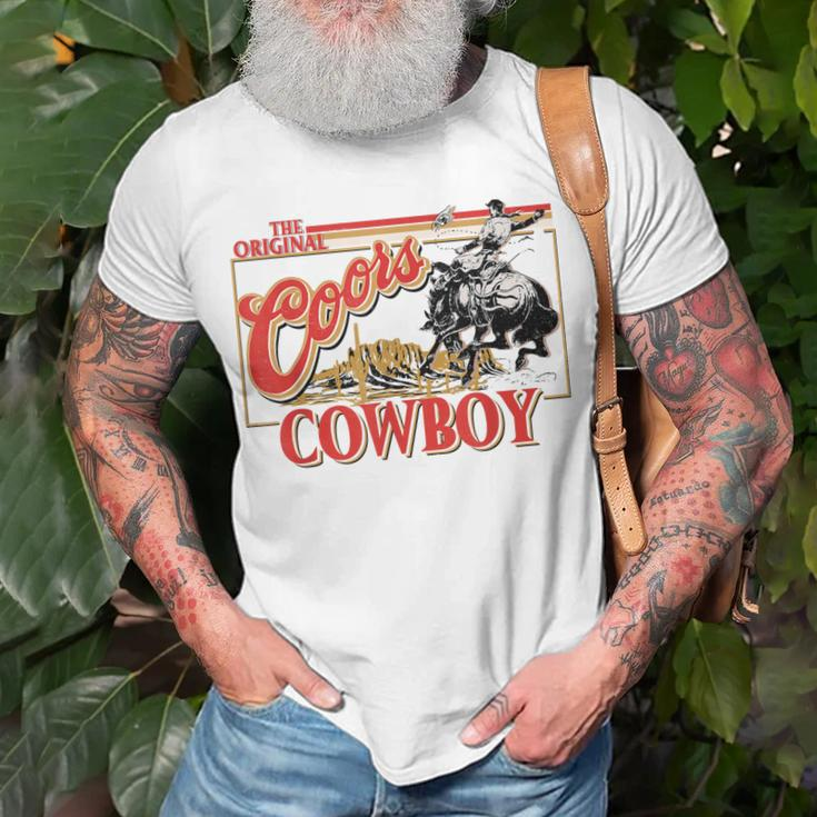 Punchy Cowboy Western Country Cattle Cowboy Cowgirl Rodeo Unisex T-Shirt Gifts for Old Men