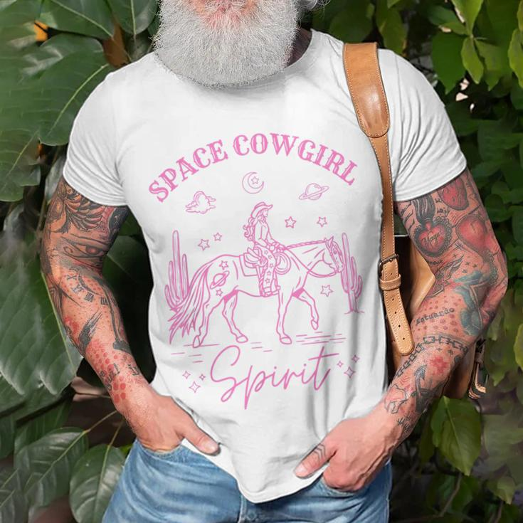 Rodeo Howdy Western Retro Cowboy Funny Cowgirl Space Cosmic Unisex T-Shirt Gifts for Old Men