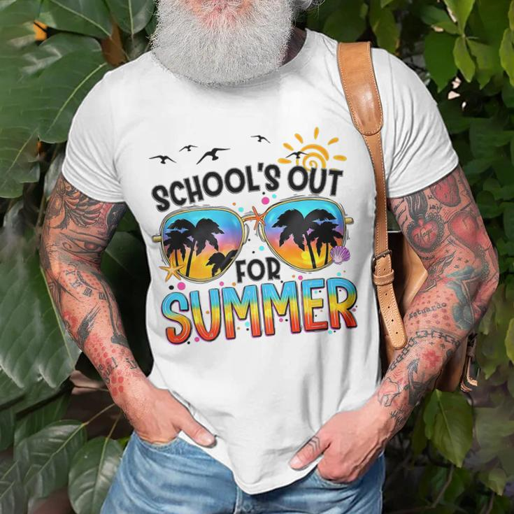 Schools Out For Summer Last Day Of School BeachSummer Unisex T-Shirt Gifts for Old Men