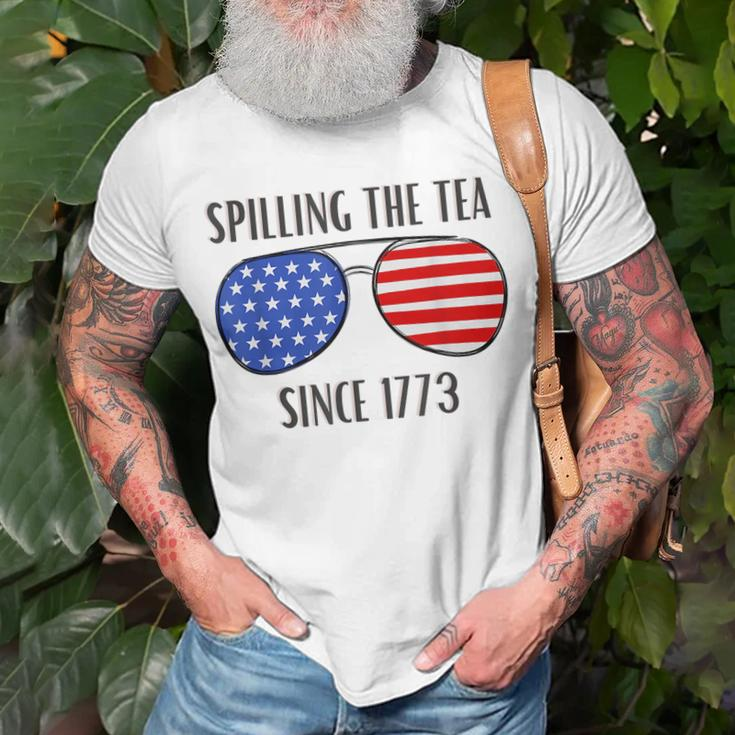 Spilling The Tea Unisex T-Shirt Gifts for Old Men