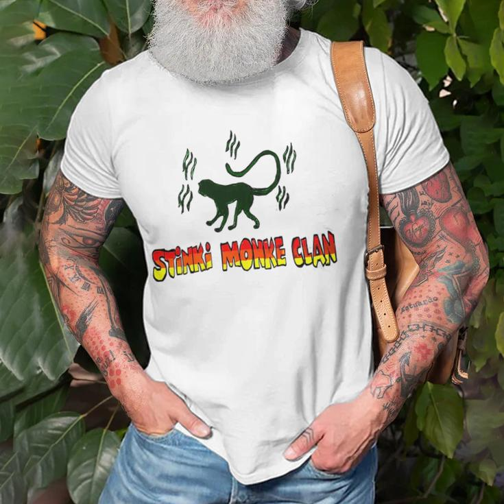 Stinki Monke Clan Gift For Mens Unisex T-Shirt Gifts for Old Men
