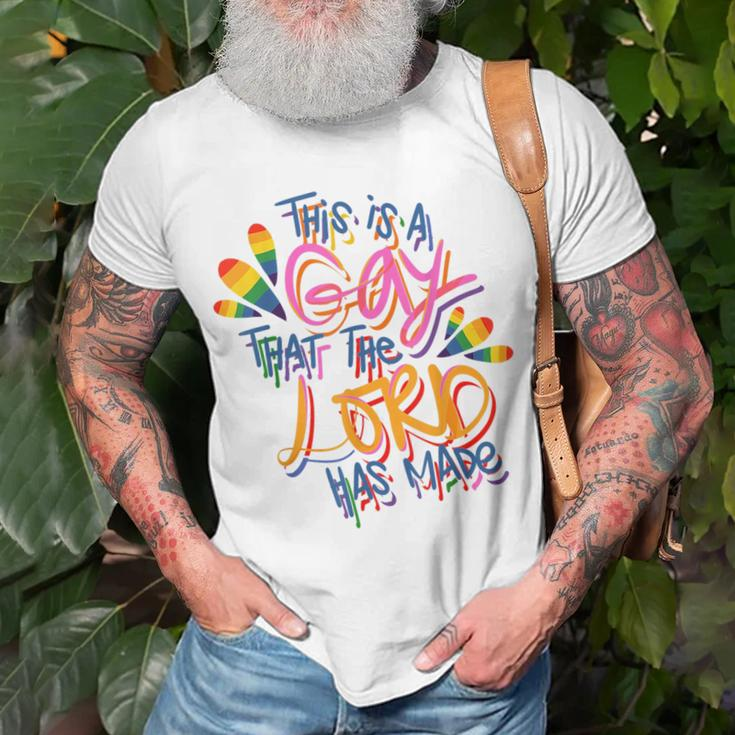 This Is A Gay That The Lord Has Made Pride Lgbt Unisex T-Shirt Gifts for Old Men