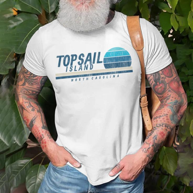 Topsail Island Nc Summertime Vacationing 80S 80S Vintage Designs Funny Gifts Unisex T-Shirt Gifts for Old Men