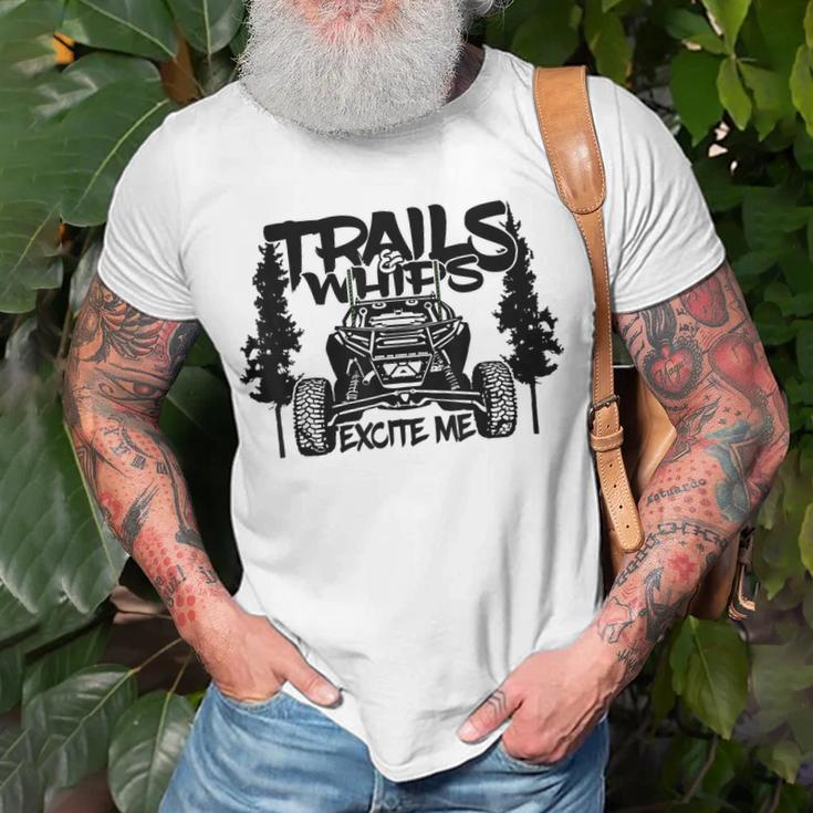 Trails And Whips Excite Me Rzr Sxs Offroad Riding Life T-Shirt - Monsterry