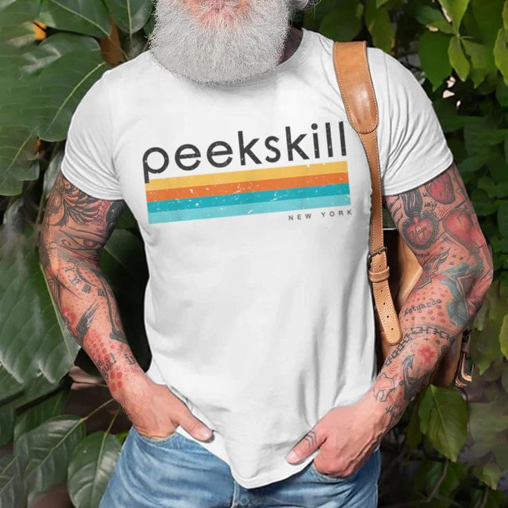 Vintage Peekskill New York Retro T-Shirt Gifts for Old Men