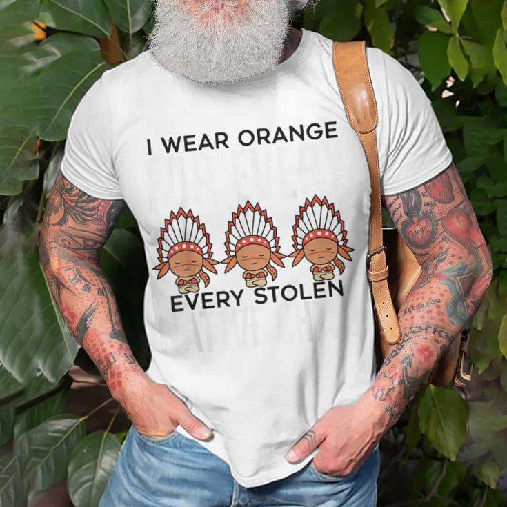 I Wear Orange For Children Orange Day Indigenous Children T-Shirt Gifts for Old Men