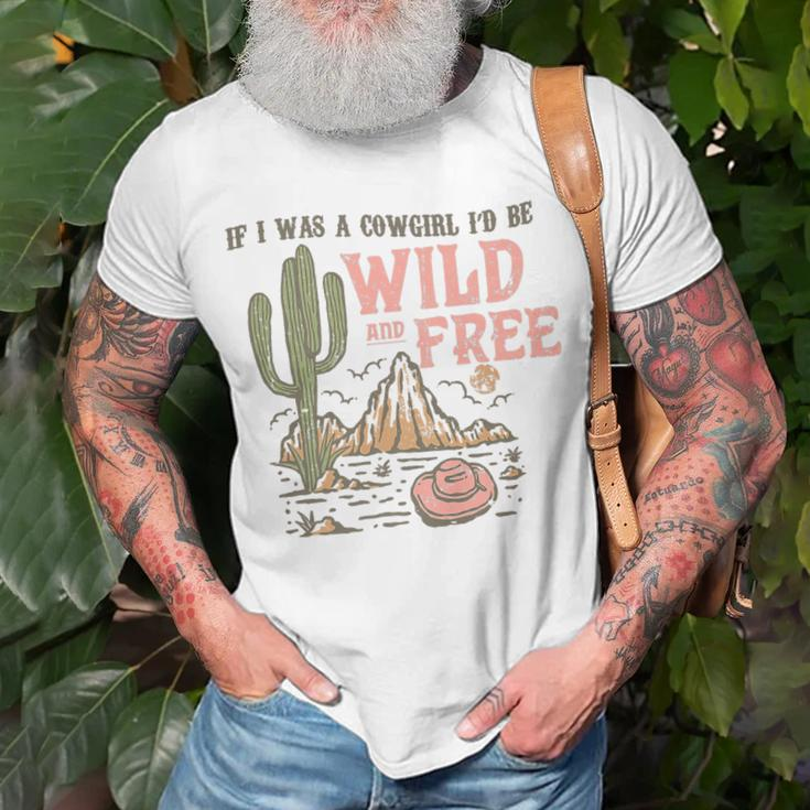 Wild And Free Cowgirl Howdy Rodeo Texas Western Southern Unisex T-Shirt Gifts for Old Men