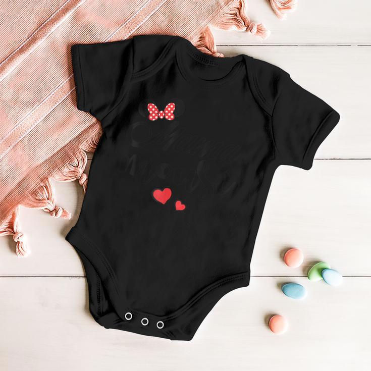 Mama Mouse Mama Mouse Heart Funny Mama Mothers Day Gift For Mens Gift For Women Baby Onesie