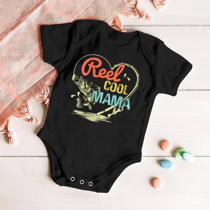 Reel Cool Mama Fishing Mothers Day For Gift For Womens Gift For Women Baby Onesie