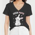 Rabbit Mum With Rabbit Easter Bunny Gift For Women Women V-Neck T-Shirt