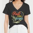 Reel Cool Mama Fishing Mothers Day For Womens Gift For Women Women V-Neck T-Shirt
