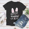 Dutch Rabbit Mum Rabbit Lover Gift For Women Women V-Neck T-Shirt