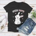 Rabbit Mum With Rabbit Easter Bunny Gift For Women Women V-Neck T-Shirt