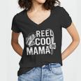 Distressed Reel Cool Mama Fishing Mothers Day Gift For Womens Gift For Women Women V-Neck T-Shirt