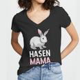 Rabbit Mum Rabbit Mother Pet Long Ear Gift For Womens Gift For Women Women V-Neck T-Shirt