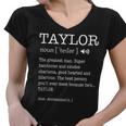The Name Taylor Funny Adult Definition Mens Personalized Taylor Funny Gifts Women V-Neck T-Shirt