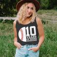 10 Years Of Being Awesome 10Th Birthday Baseball Tank Top