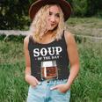 Alcohol Soup Of The Day Bourbon Funny Adult Gifts Unisex Tank Top