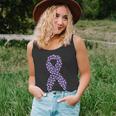 Alzheimer Awareness A Purple Ribbon On Alzheimer's Day Tank Top