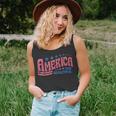 America The Beautiful Retro Vintage American 4Th Of July Unisex Tank Top