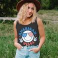 America Vibes Fourth 4Th Of July Happy Face Smile Patriotic Tank Top