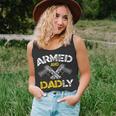 Armed And Dadly Funny Armed And Deadly Dad Fathers Day Unisex Tank Top