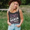 Baker Surname Last Name Its A Baker Thing Last Name Tank Top