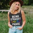 Being Straight Was The Phase Lgbt Gay Pride Closet Unisex Tank Top