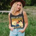 Best Cat Dad Ever Vintage Cat Daddy Father Day Gifts Unisex Tank Top