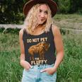 Buffalo | Bison | Cow Lover | Do Not Pet The Fluffy Cows Unisex Tank Top