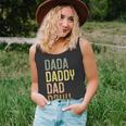 Dad For Men Dada Daddy Dad Bruh Vintage Fathers Day Unisex Tank Top