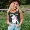 Dairy Is Scary Go Vegan Cow Lovers Hilarious Vegan Parody Unisex Tank Top