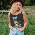 Dia De Los Muertos Cat Day Of The Dead Halloween Tank Top