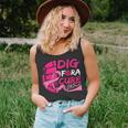 Dig For A Cure Breast Cancer Awareness Volleyball Pink Unisex Tank Top