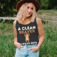 Dirty Adult Clean Beaver Wood Tank Top