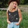 Dog And People Punch Hand Dog Friendship Fist Bump Dog's Paw Tank Top