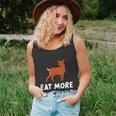 Eat More Fast Food Deer Hunting Funny Design For Hunter Unisex Tank Top