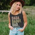 Funny Fathers Day For Men From Dada Daddy Dad To Bruh Unisex Tank Top