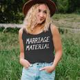 Funny Marriage Material Wedding Unisex Tank Top