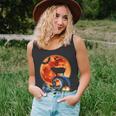 Pig And Moon Halloween Costume Silhouette Tank Top