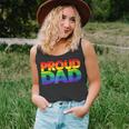 Gay Pride Proud Dad Lgbt Parent Fathers Day Unisex Tank Top
