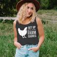 Get Up Its Time To Do Farm Chores Unisex Tank Top
