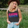 Glasgow Bisexual Flag Pride Support City Unisex Tank Top
