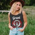 Grant Clan Scottish Name Coat Of Arms Tartan Unisex Tank Top